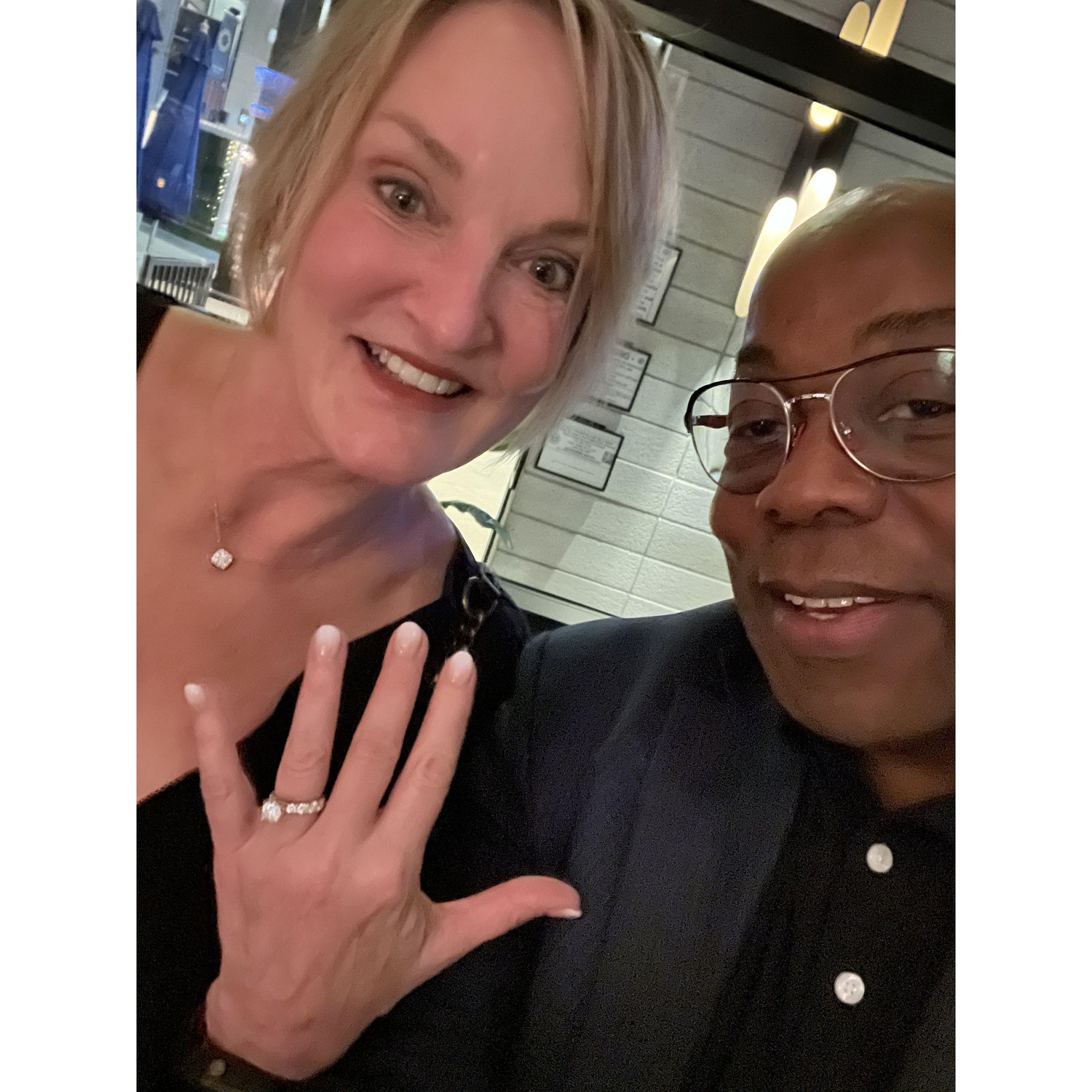 She said yes!