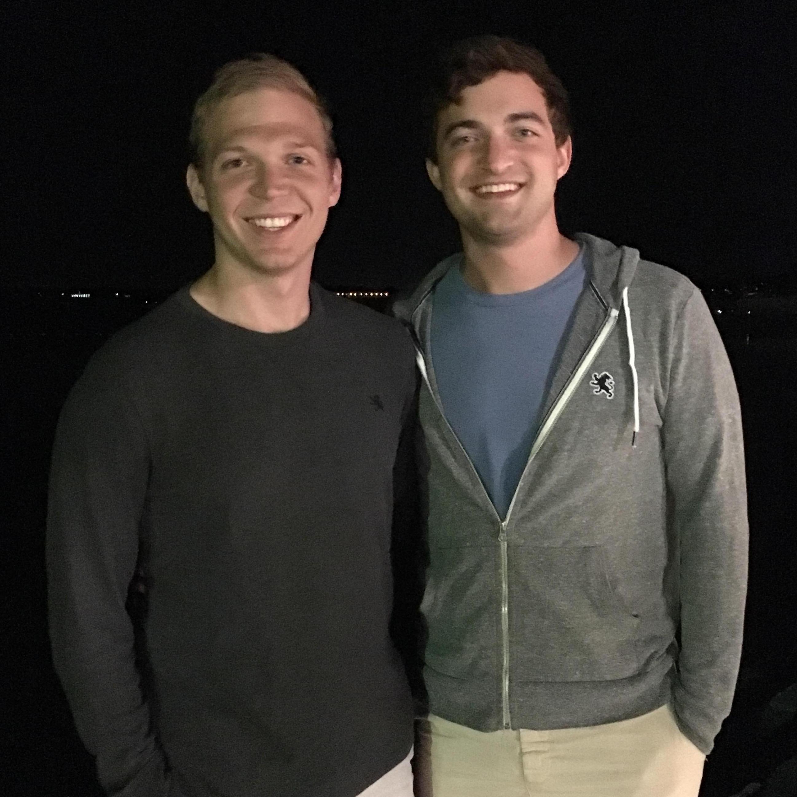 One of the first photos of us as a couple