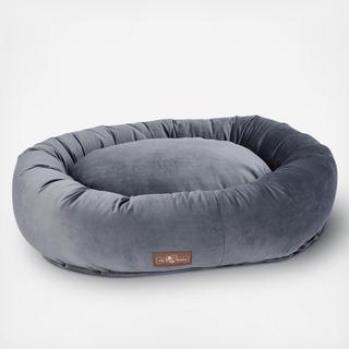 Vintage Titanium Donut Pet Bed