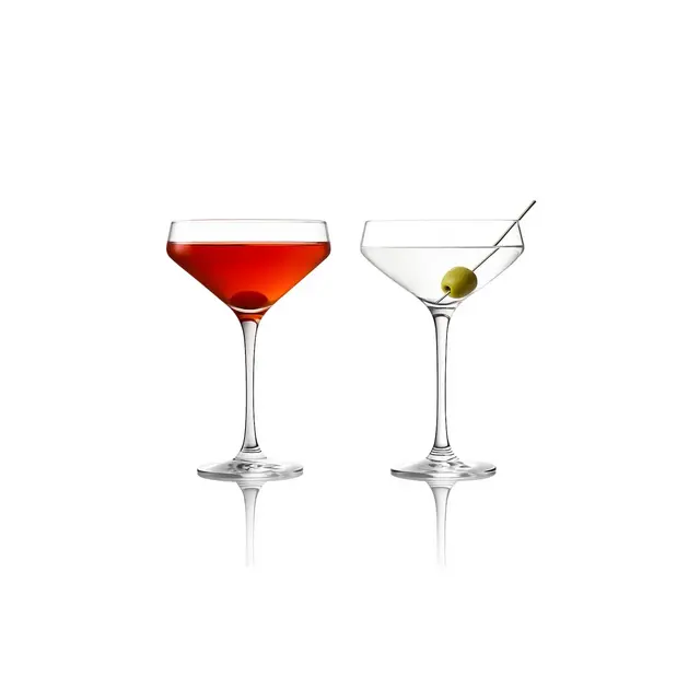 LEMONSODA Nick And Nora 6oz Martini Glass - 2 Piece Set