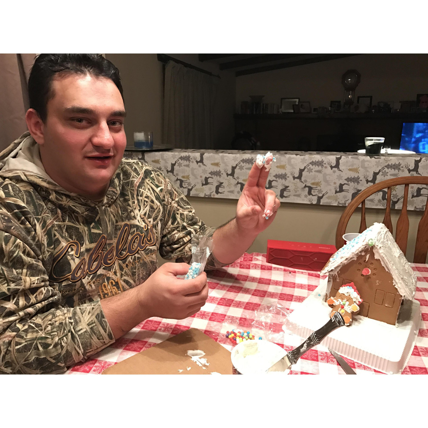 first gingerbread house