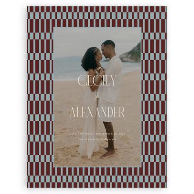 Blue Sage Wedding Digital Save the Date - Jody Photo