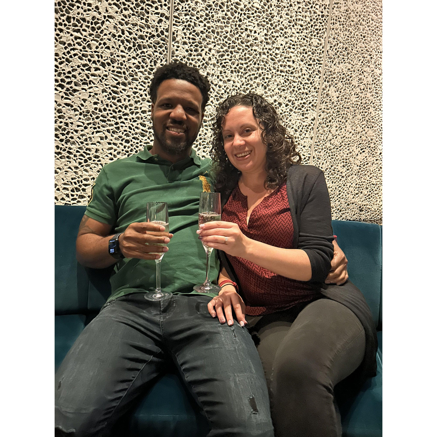 Engagement celebration on the cruise