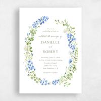 Blue Wedding Invitation - Rydal Classic
