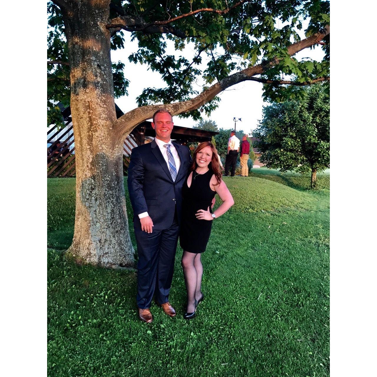 Our first forever wedding date!
