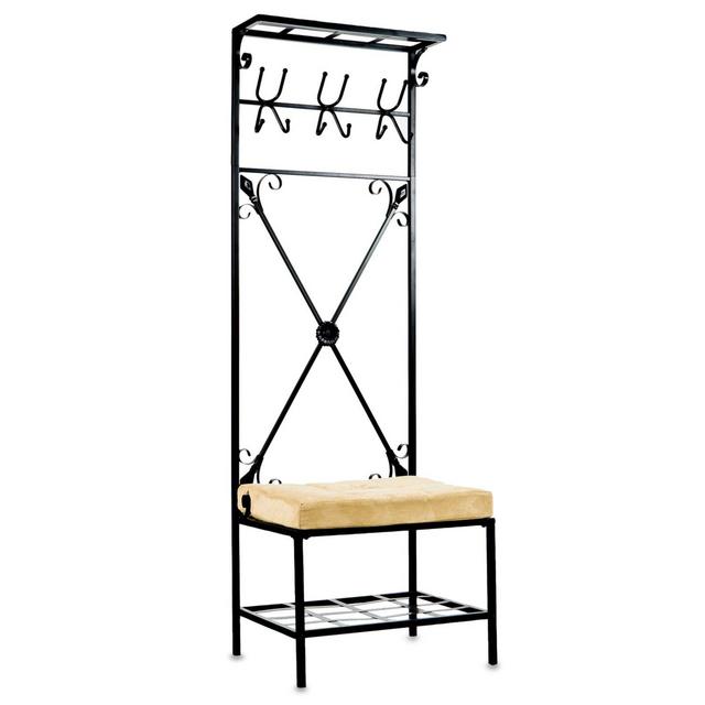 Southern Enterprises Entryway Storage Rack with Bench