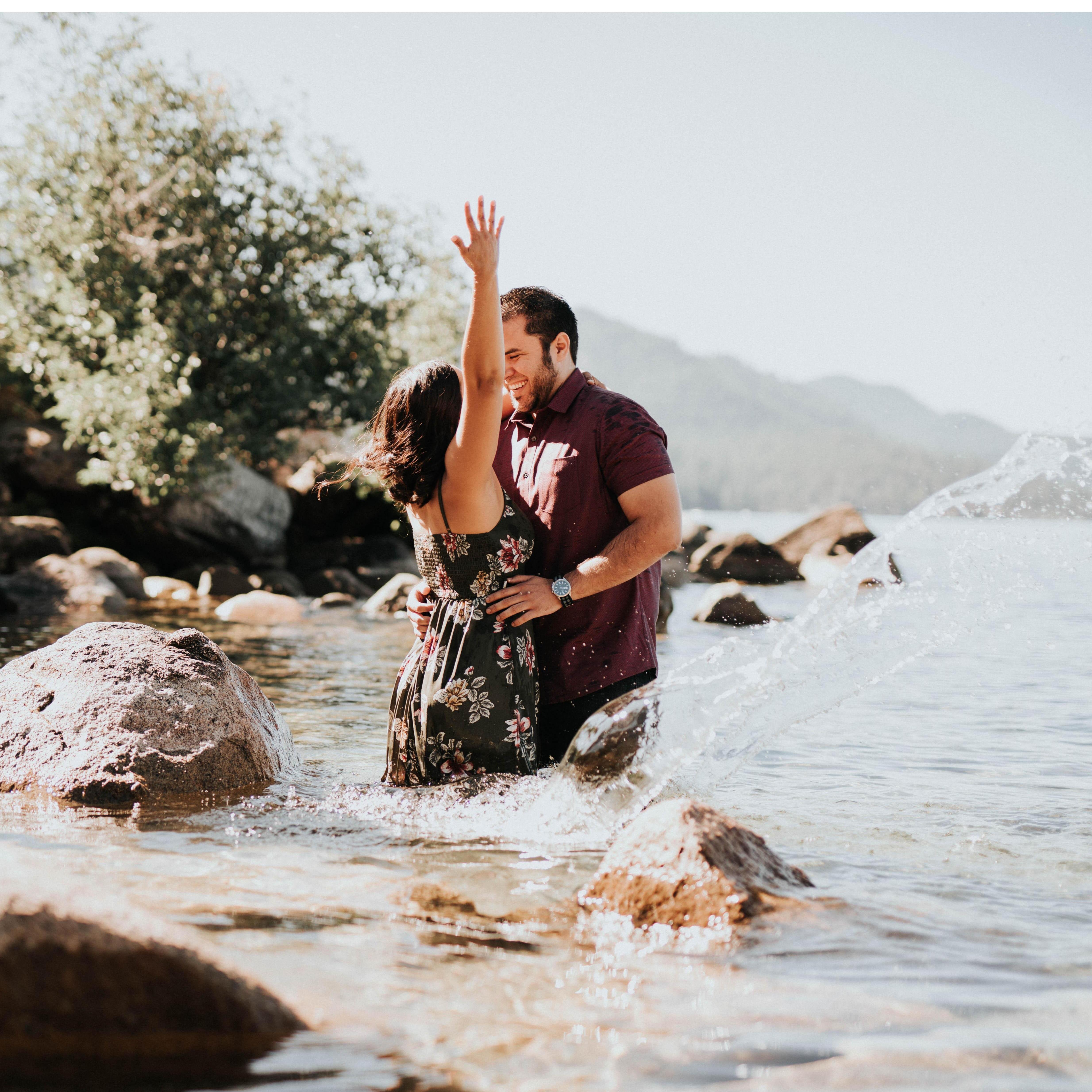 Our love is as clear as water...
