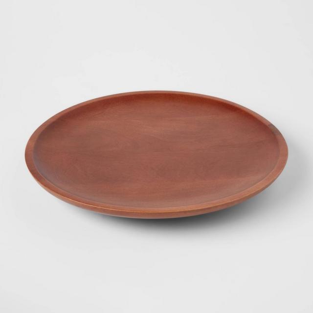 13.5" Wood Signature Round Lazy Susan - Threshold™