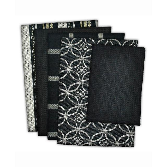 Assorted Dishtowel and Dishcloth, Set of 5