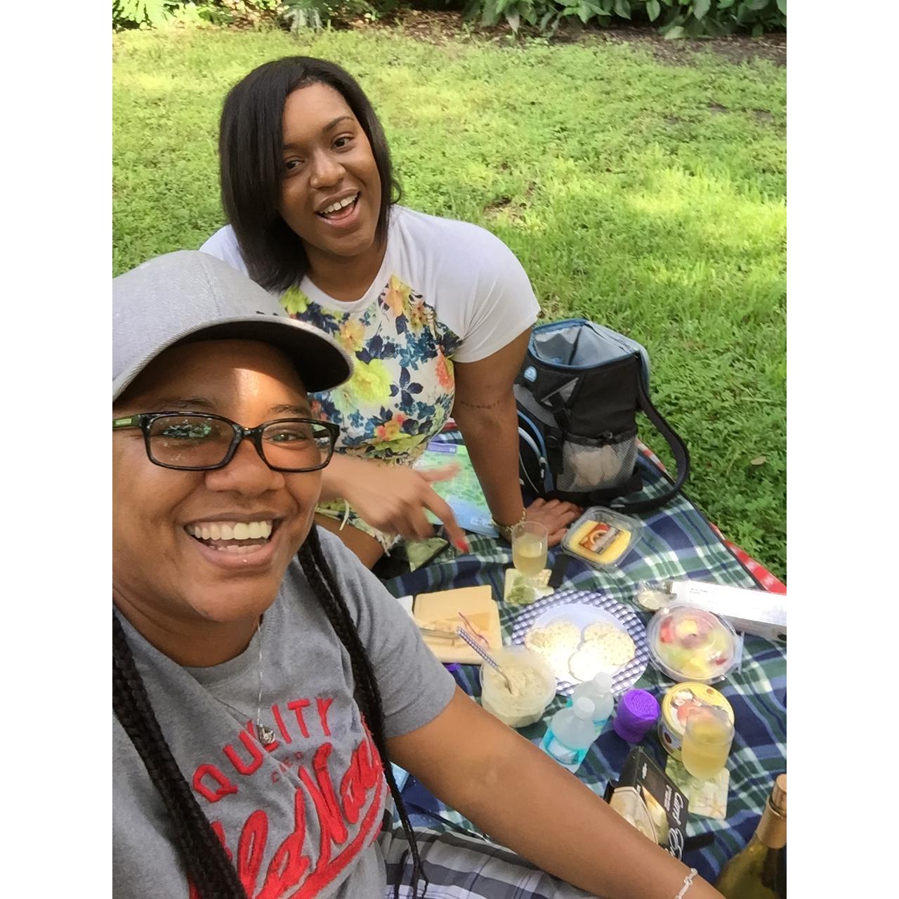 Our very first date was at Leu Gardens in Orlando, Florida.