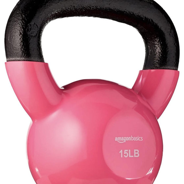Amazon Basics Vinyl Kettlebell