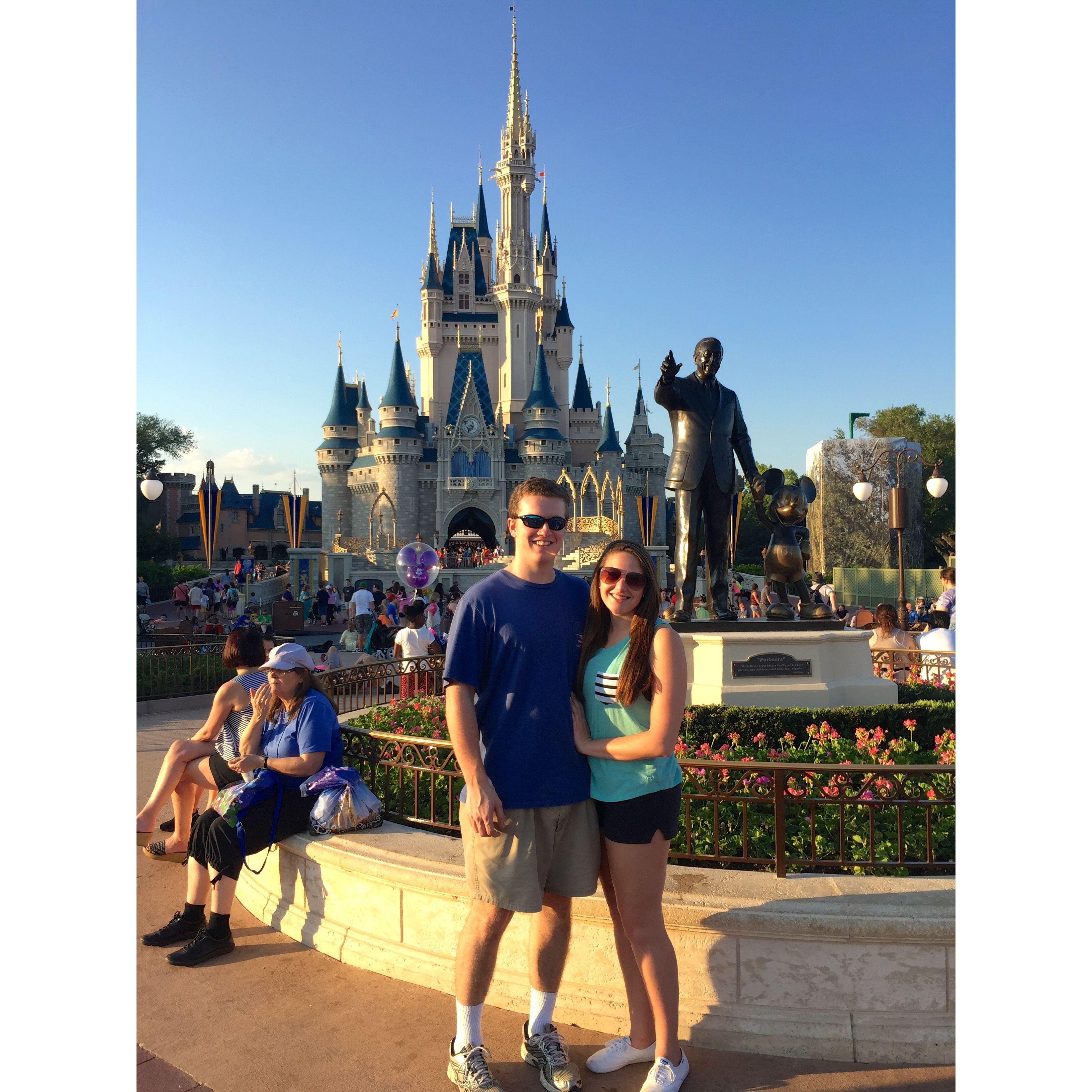 Our first trip to Disney together, little did we know we'd live in Orlando one day!
