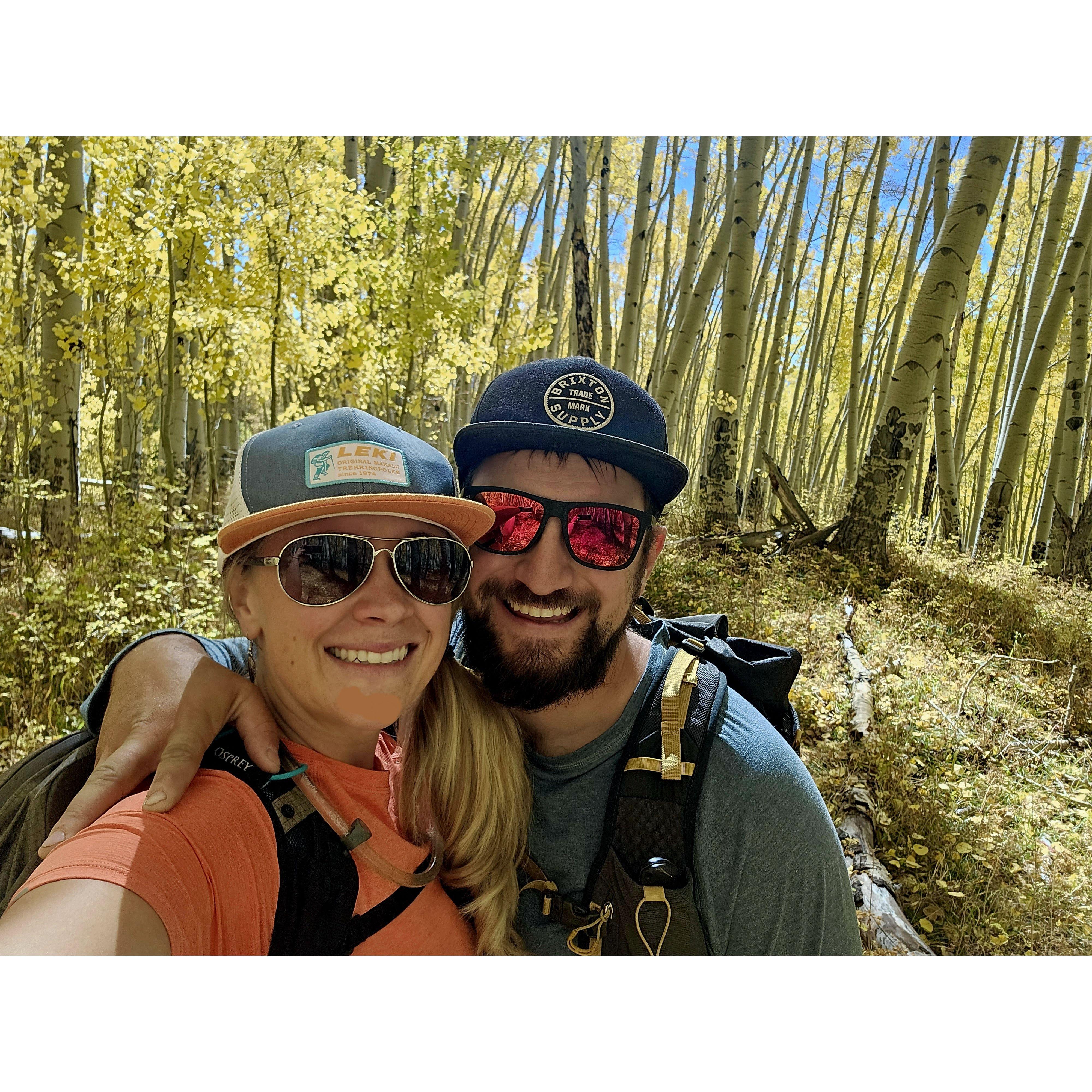 Fall color hike above Telluride!