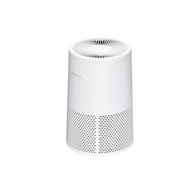 Amazon Basics Air Purifier for Home, Bedroom, Office, With 3-Stage Filtration, HEPA Filter, 3 Speeds and Timer, Covers Up to 1067 Sq ft, Ultra Quiet (32 db), White