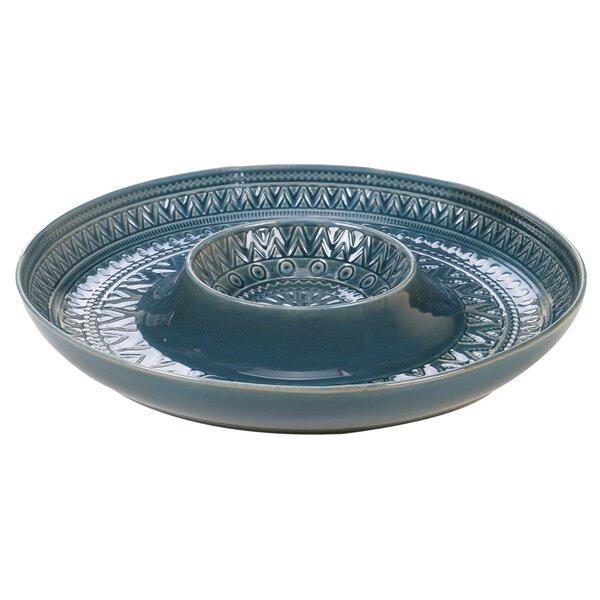 Bainville Chip and Dip Platter (Brown)