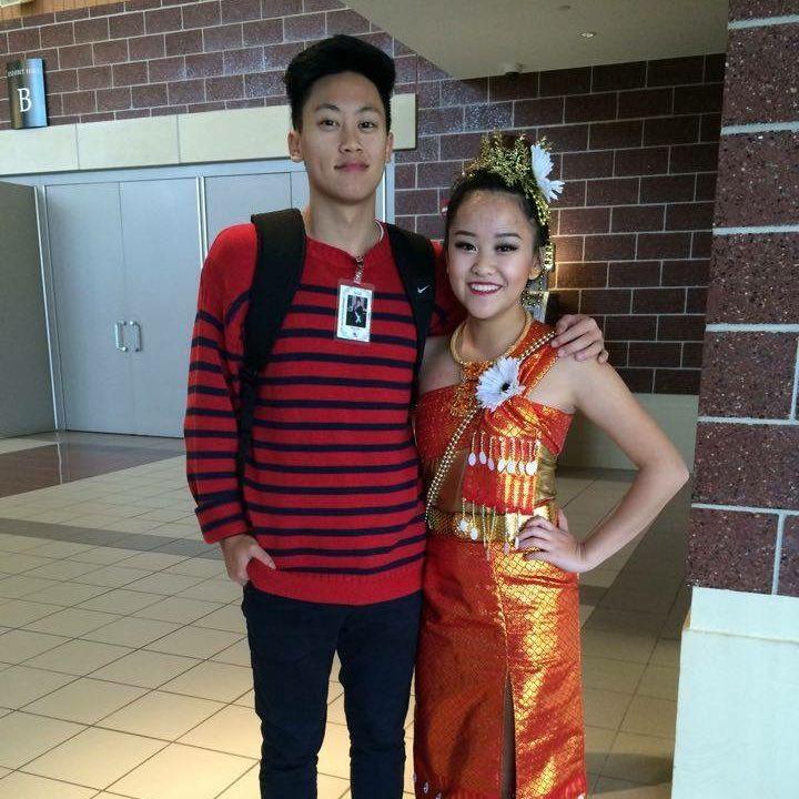 Our first time meeting in person at the Milwaukee Hmong new year 2016.