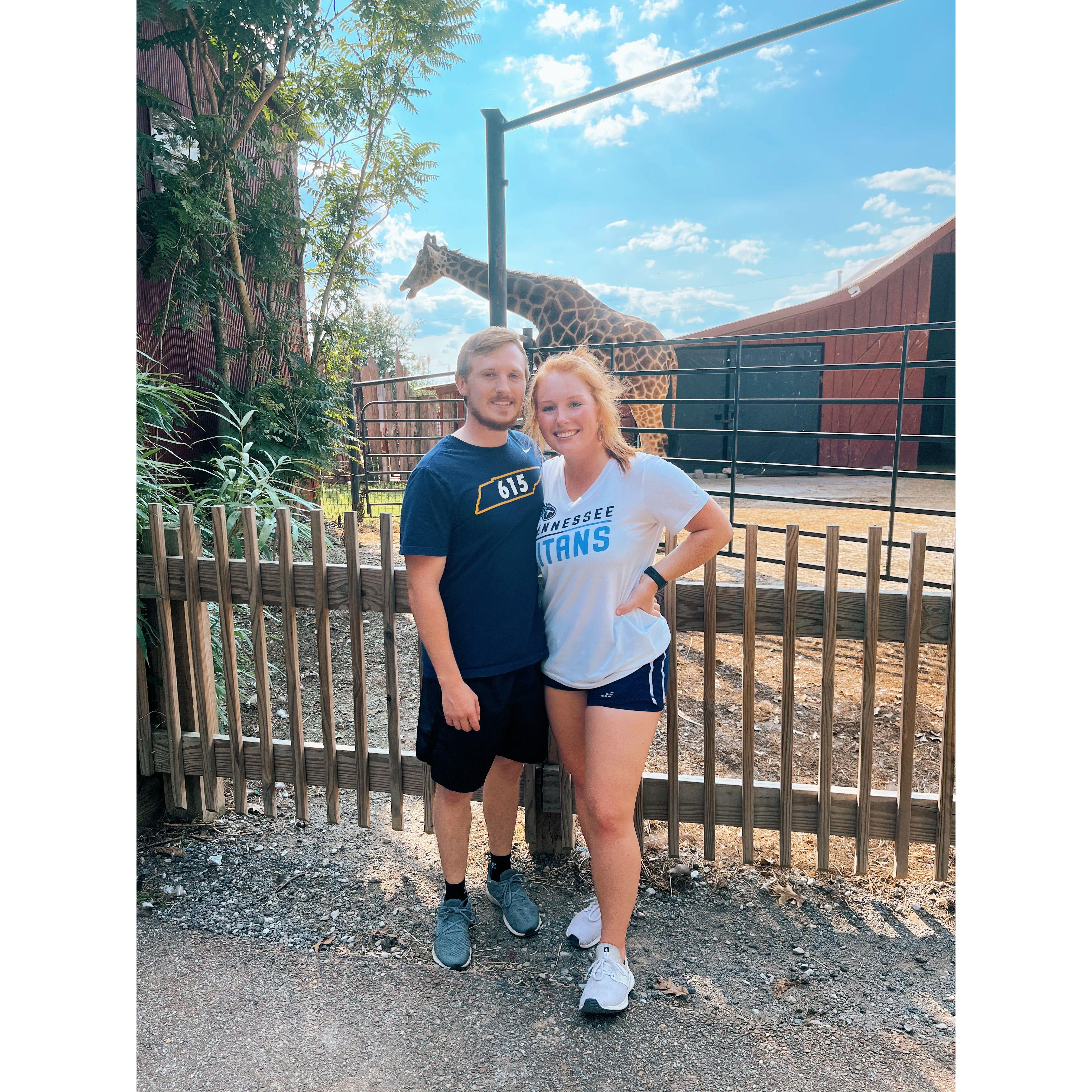 Dylan's first time at the Alamo Safari Park!