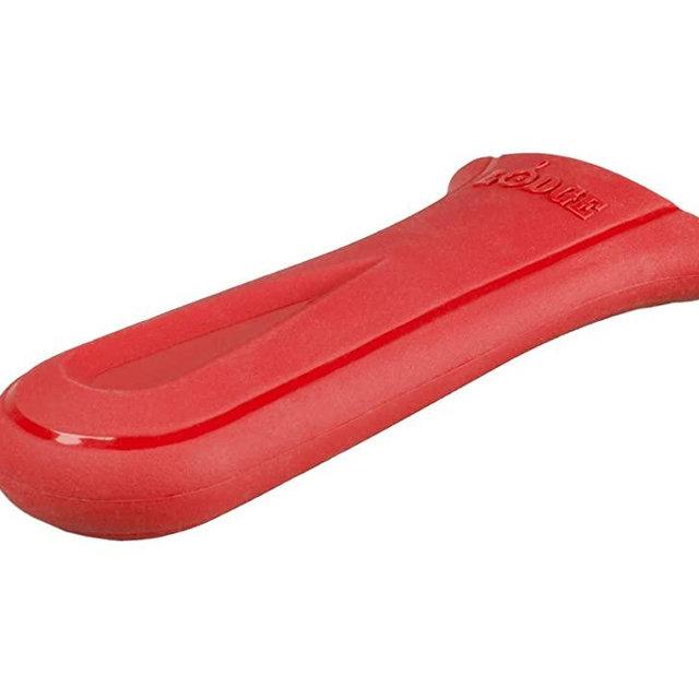 Lodge Hot Deluxe Silicone Handle Holder, One Size, Red