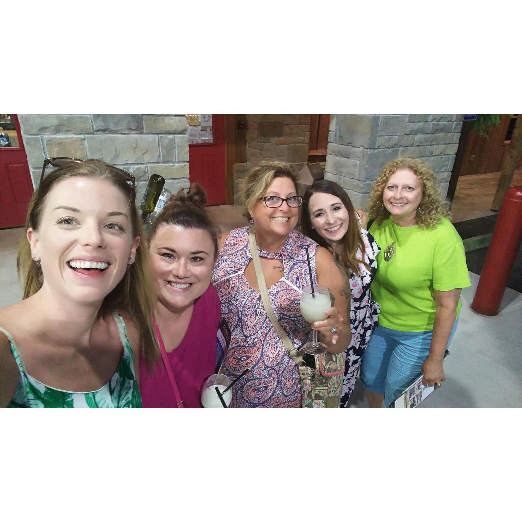 Burney, Katie, Karen, Chelsea, & Sharon