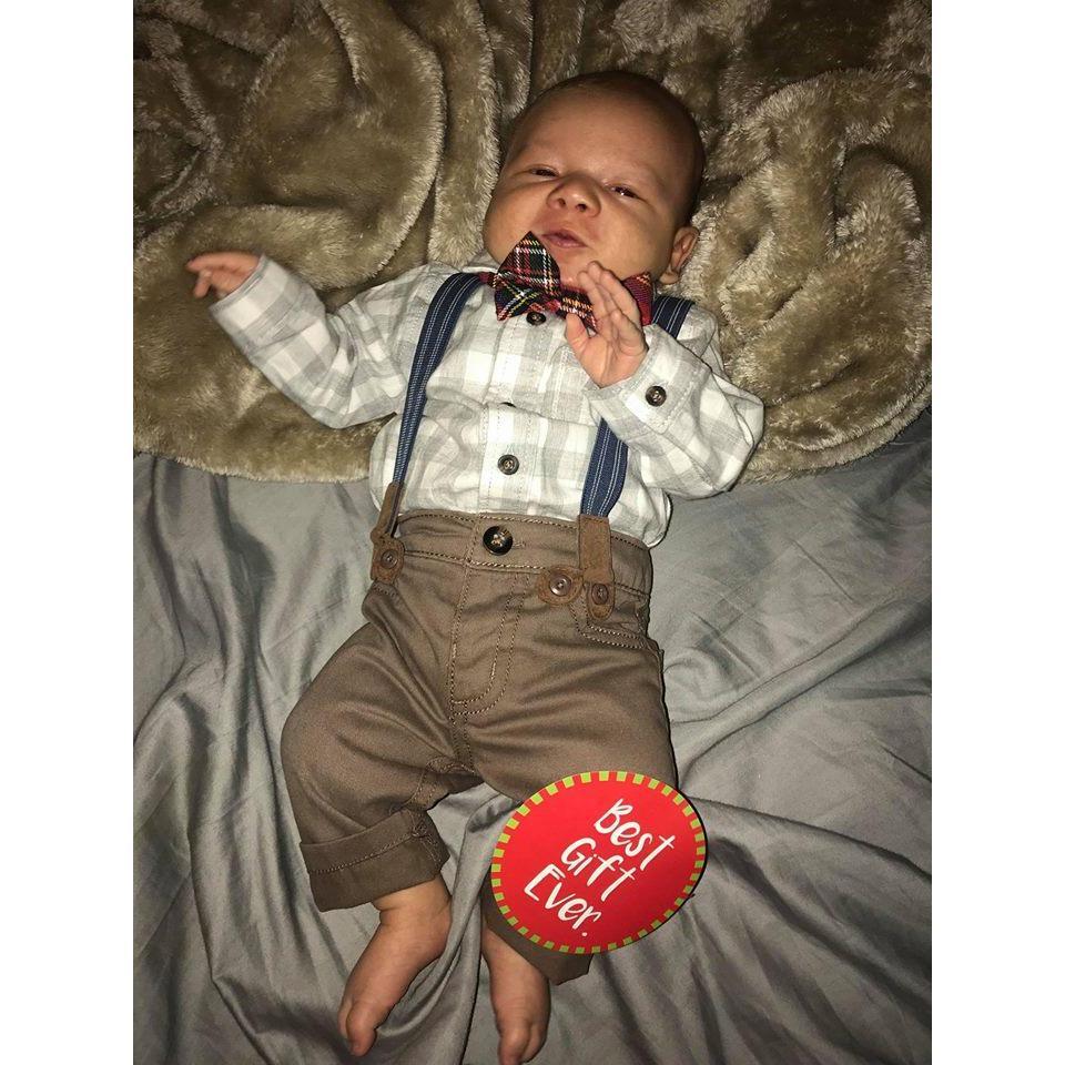 Our sweet boy's first Christmas!