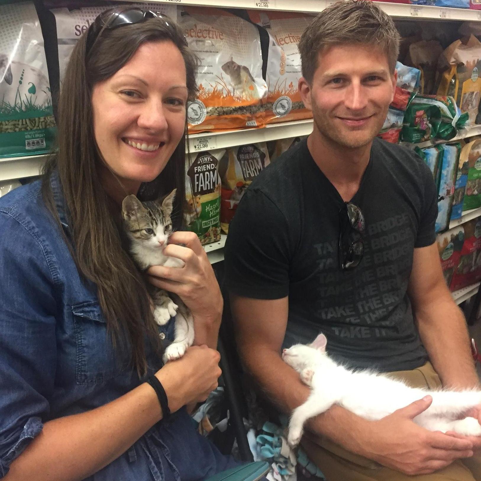 We got kittens! The first of many thousands of pictures...