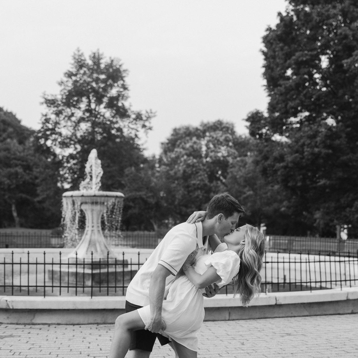 Engagement pictures in Patterson Park!