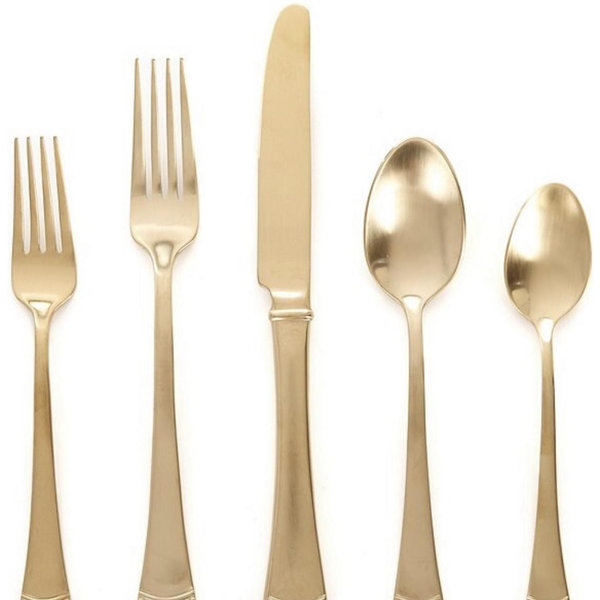 Lenox Portola 20-Piece Stainless Steel Flatware Set