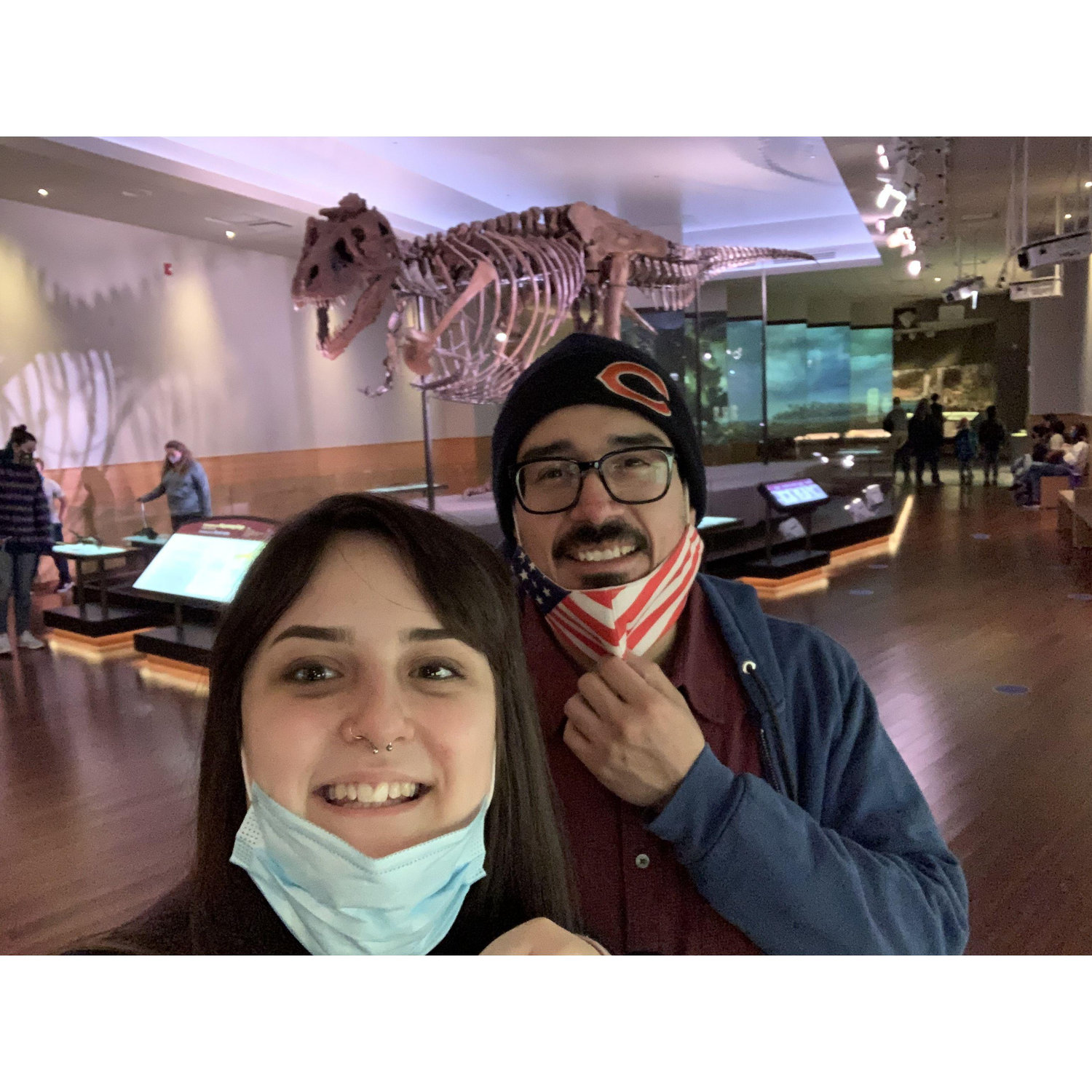 Our first time at the Field Museum together
