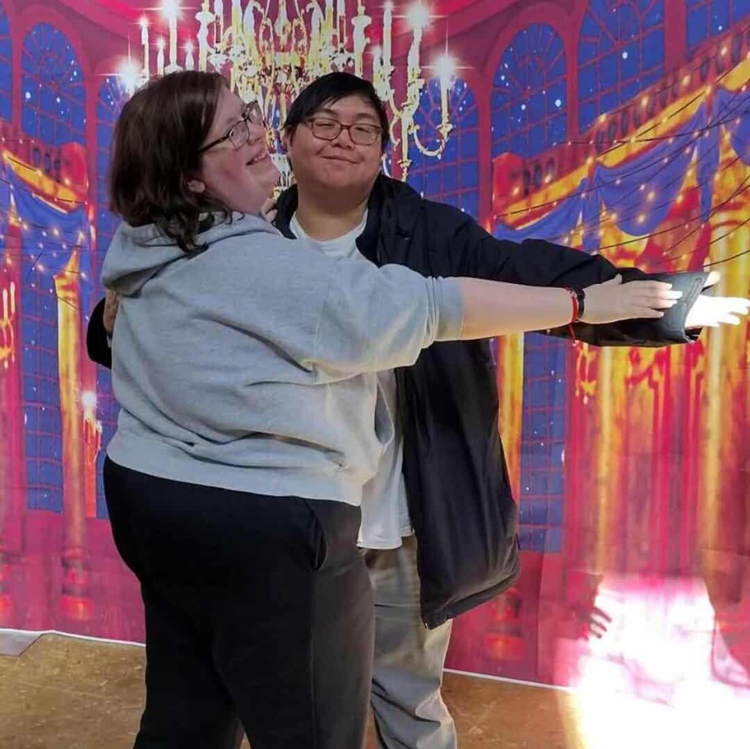 He swept me off my feet!
