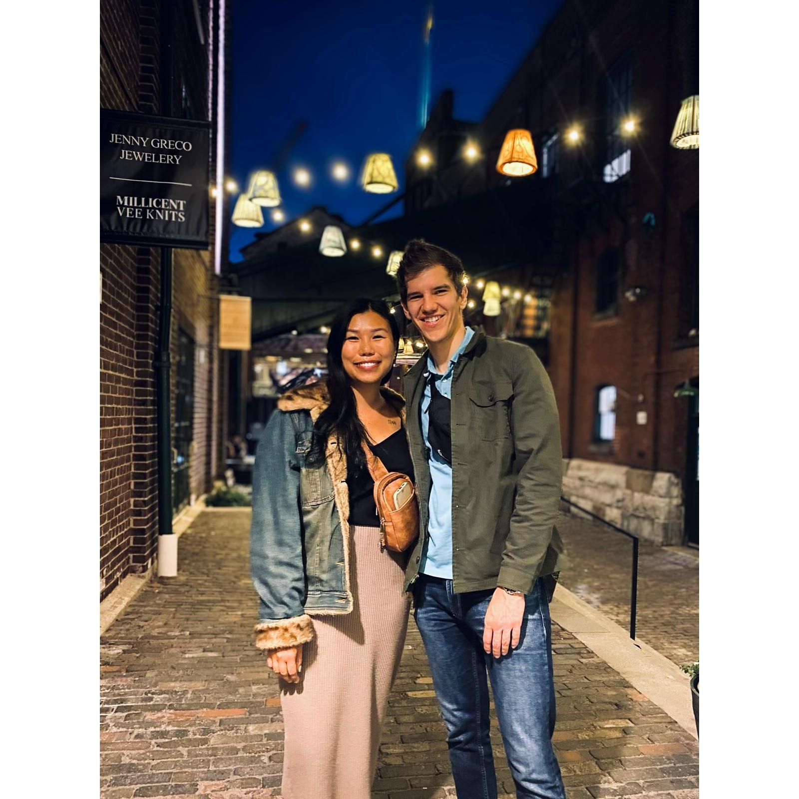 Our very first photo together