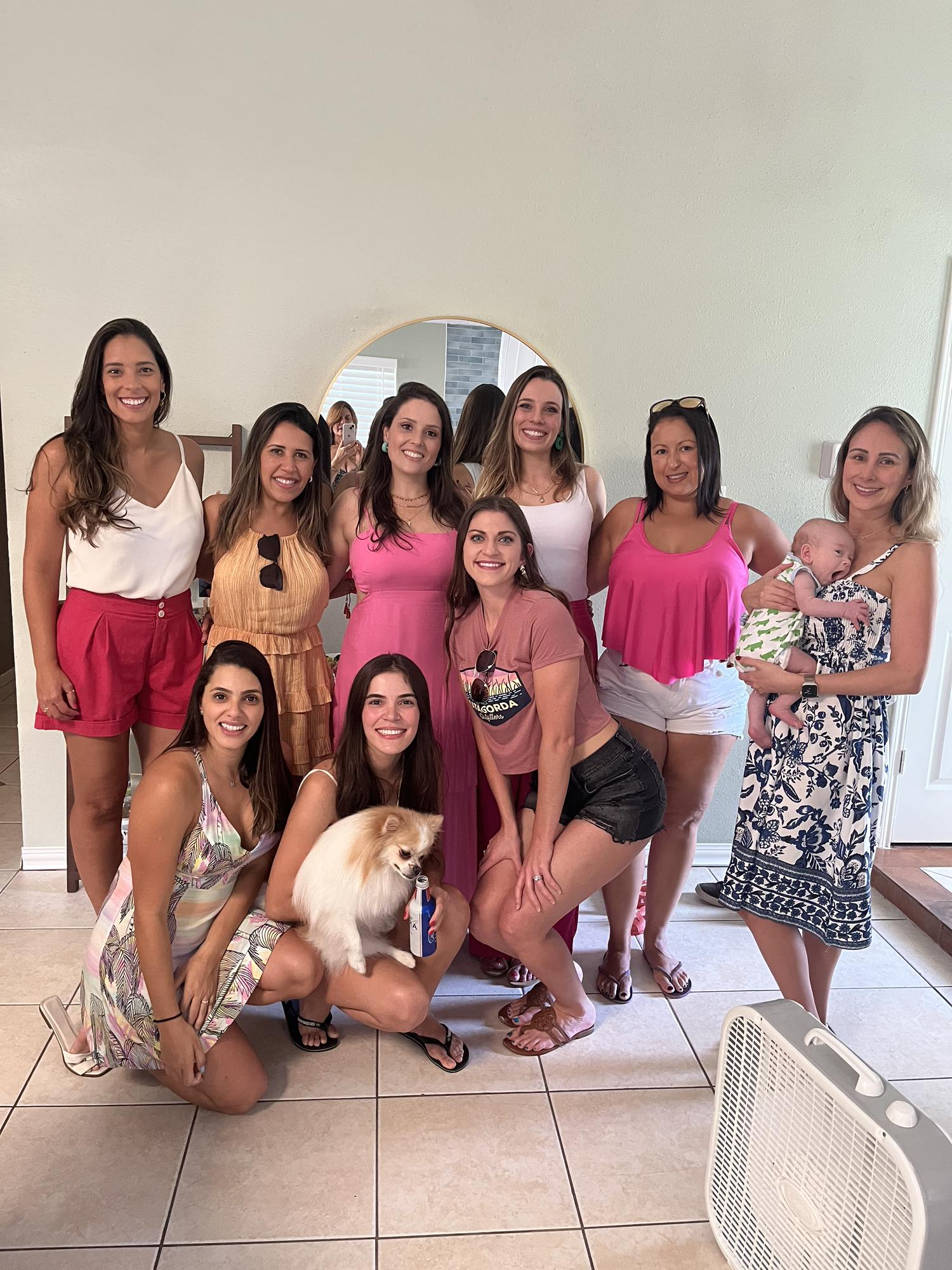 The girls at Natalia's bday