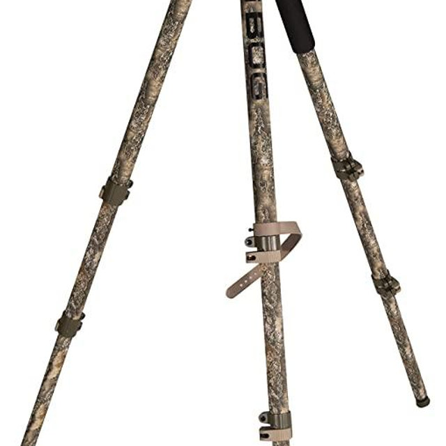 BOG DeathGrip Tripod with Durable, Lightweight, Stable Design, Bubble Level and Hands-Free Operation for Hunting, Shooting and Outdoors