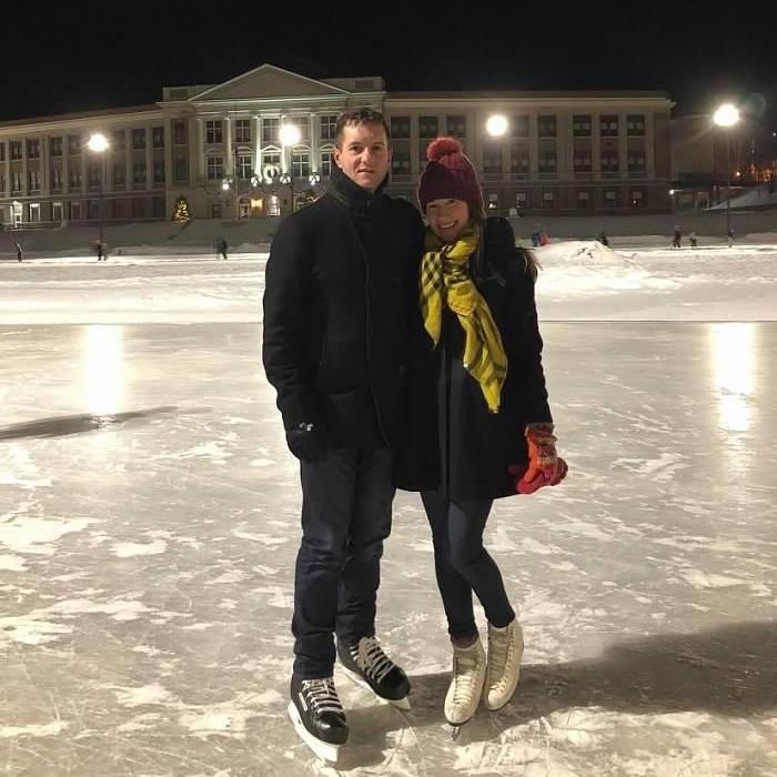 Celebrating our second anniversary in Lake Placid, February 2018