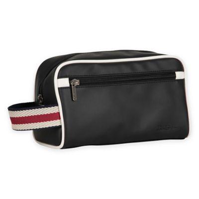 Ben Sherman Regent's Park Single Compartment Top Zip Travel Kit in Black