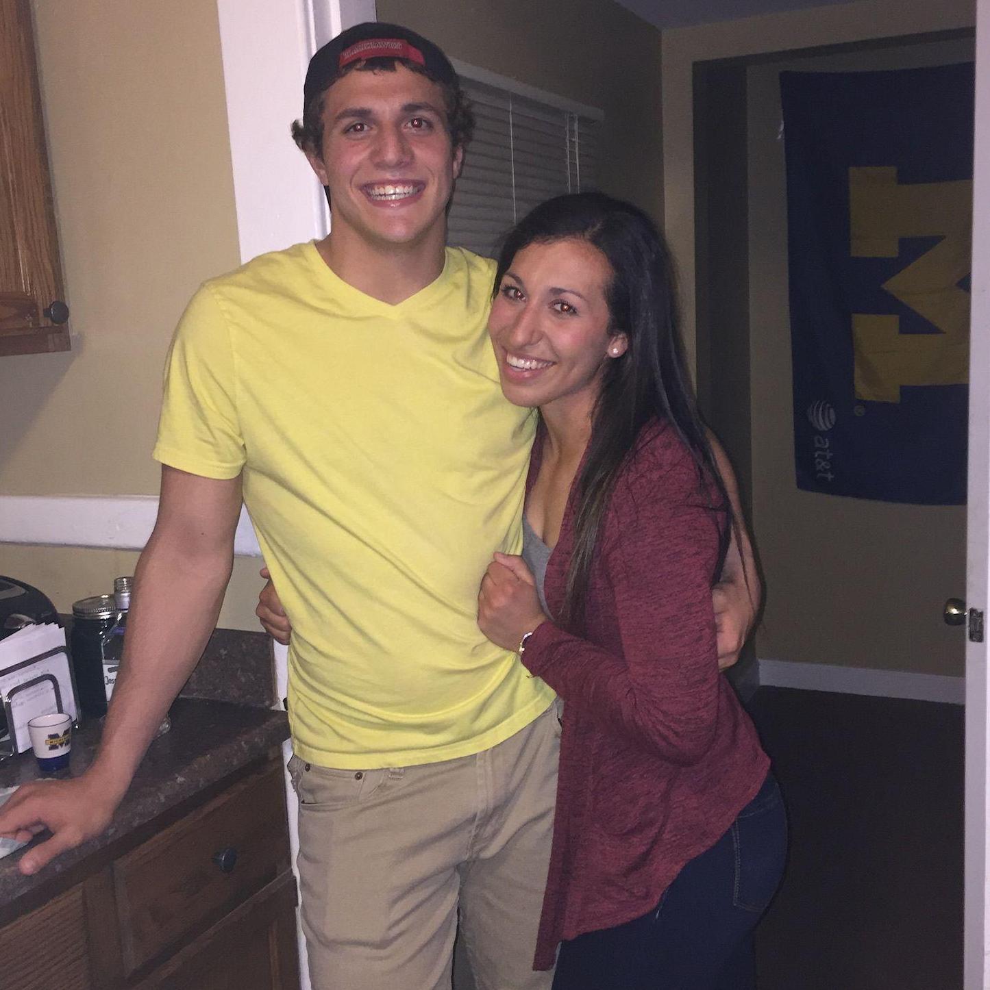 Our first photo as a couple, back to 2016!