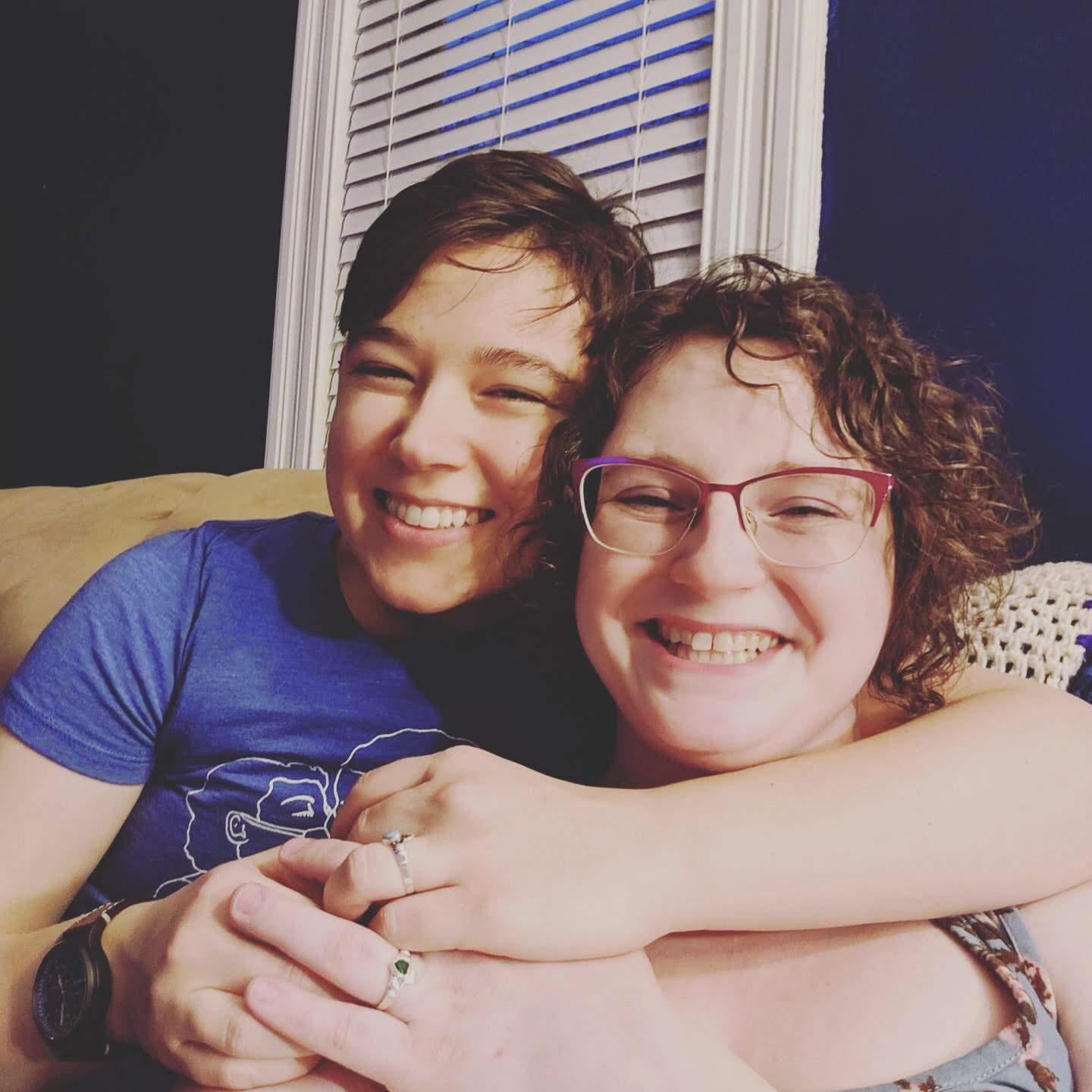 Soon after we got engaged:)