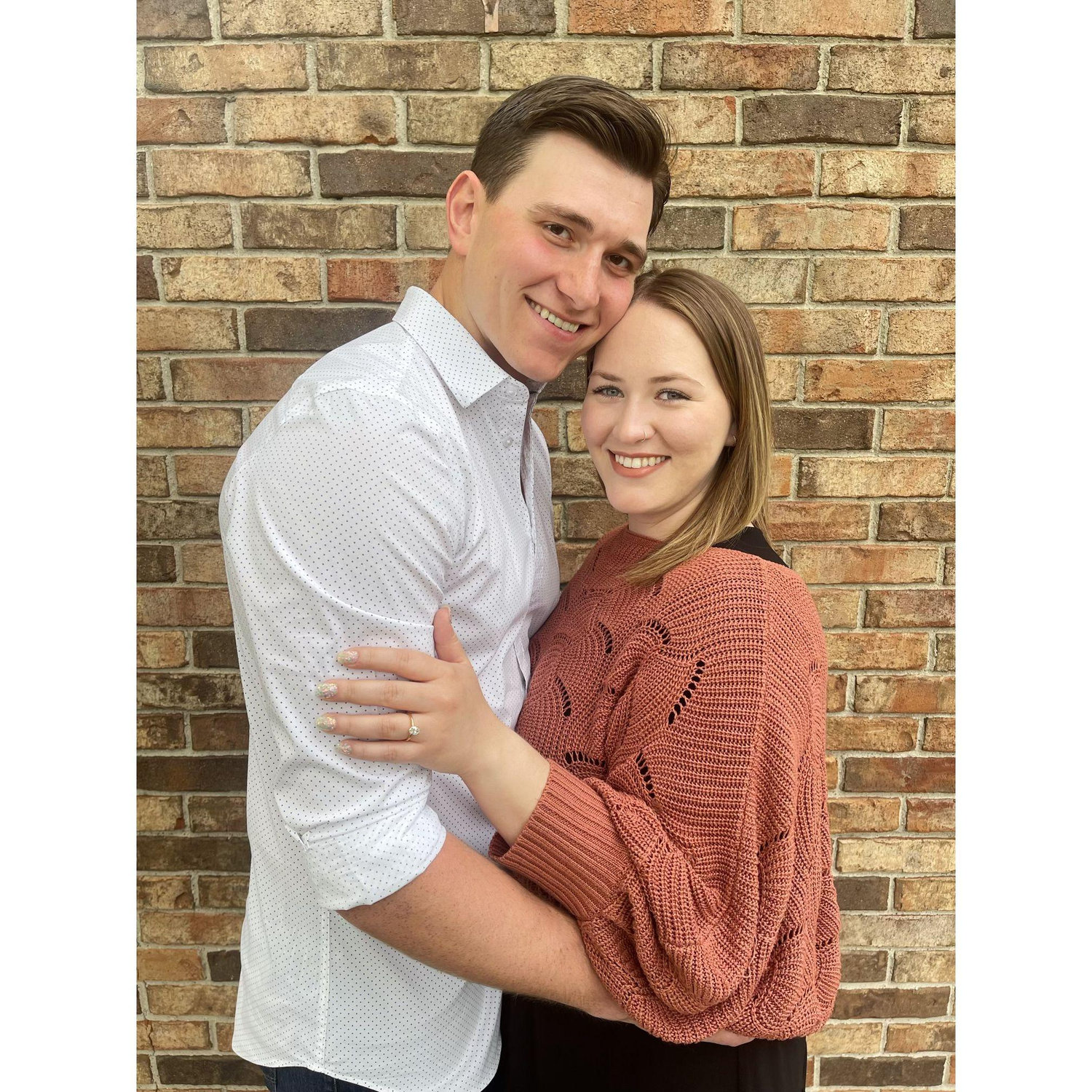 Nick's sister, Rachel, took these pictures of us a few days after we got engaged!