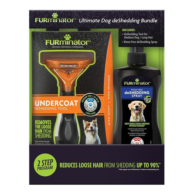 FURminator Ultimate Dog deShedding Bundle