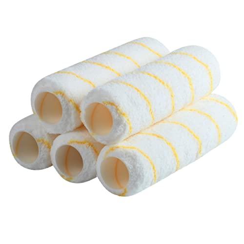 Bates- Paint Roller Covers, 9" Roller Covers, Pack of 5, Covers for Paint Rollers, Naps for Paint Roller Brush, Roller Naps, House Painting Supplies, Nap for Roller Frame, Covers for Paint Roller Kit