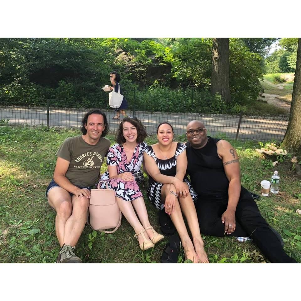 Central park with Brian and Amanda.