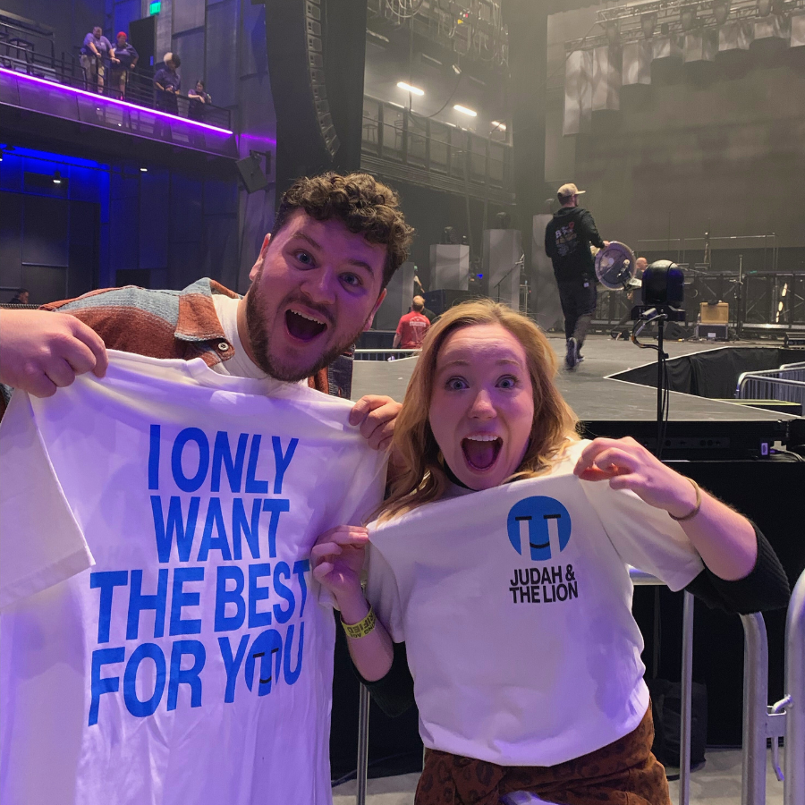 Judah and the Lion at the Steelhouse. Will we ever stop getting matching t-shirts?