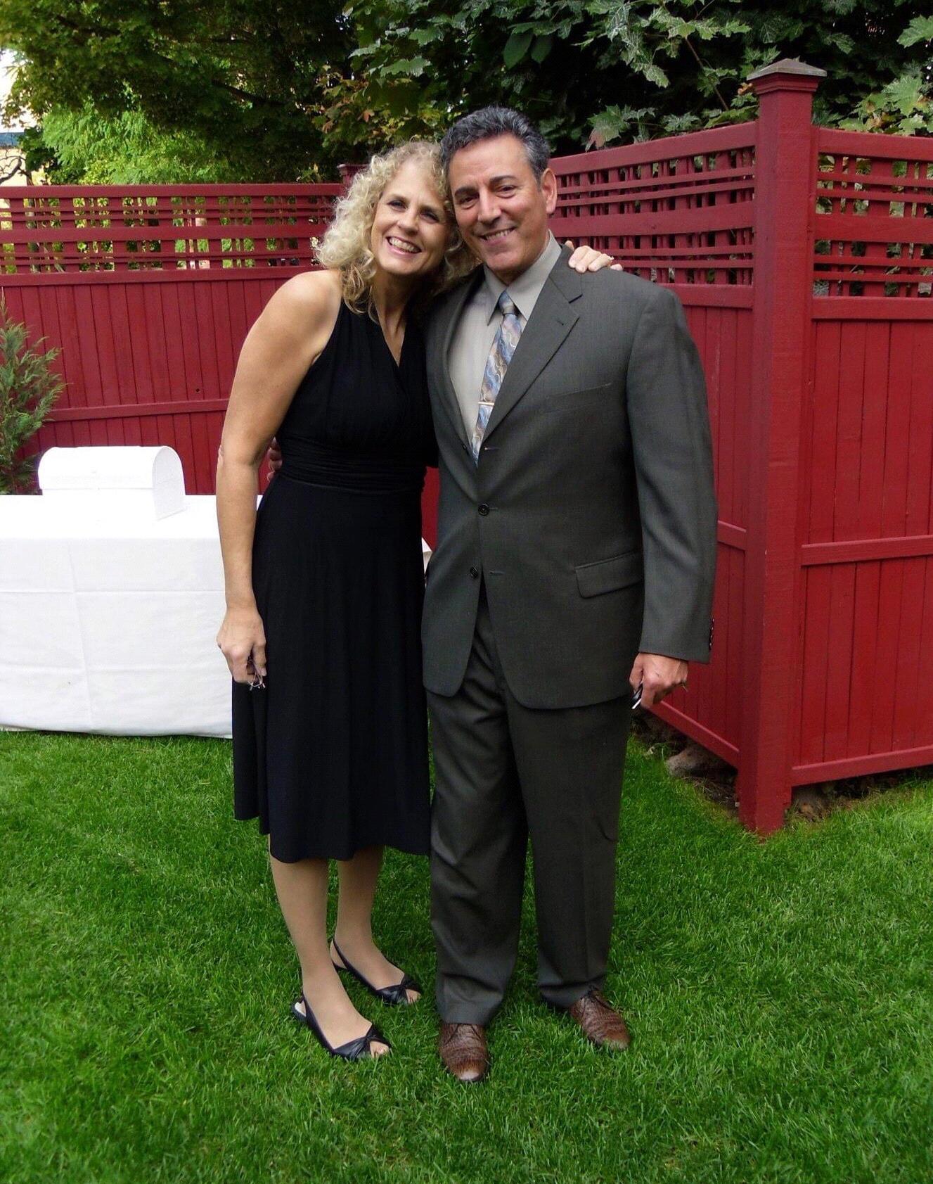 Parents of the Bride - Thomas & Gretchen.
I'm grateful for them both! Together they made me who I am today.. a strong, independent young lady who don't need no man!.. but I'd like to keep this one ;)