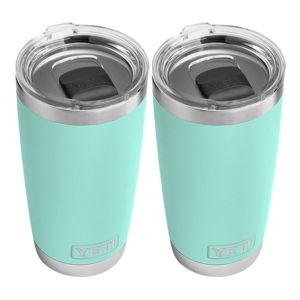 Rambler 20 oz. Tumbler, Set of 2 (Color: Seafoam)