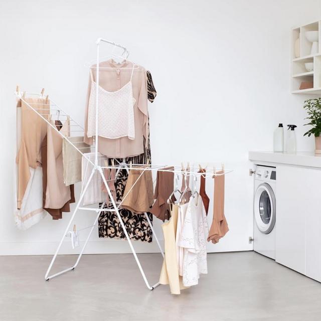 Brabantia HangOn Clothes Drying Rack with Garment Rail