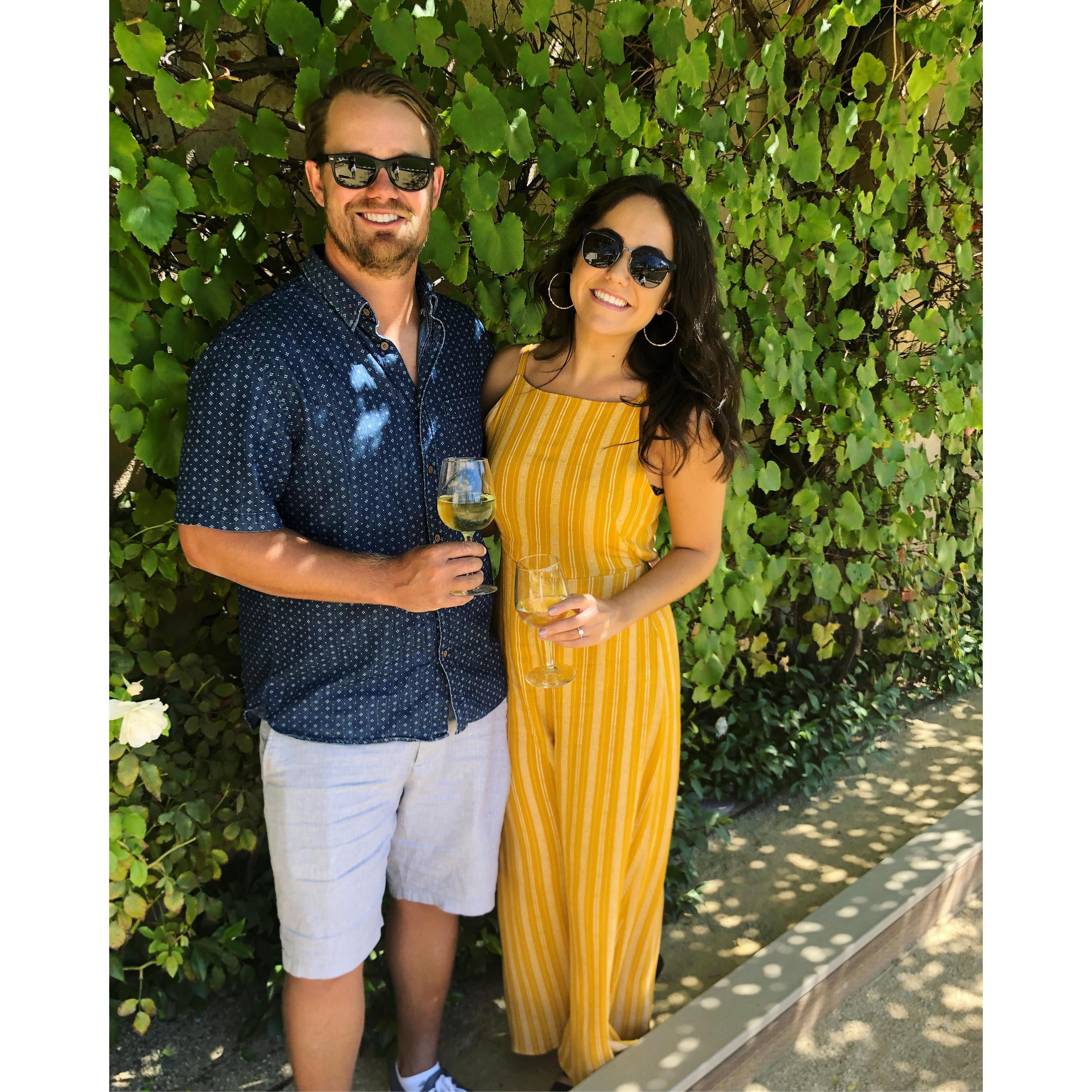 At Wente Vineyards.