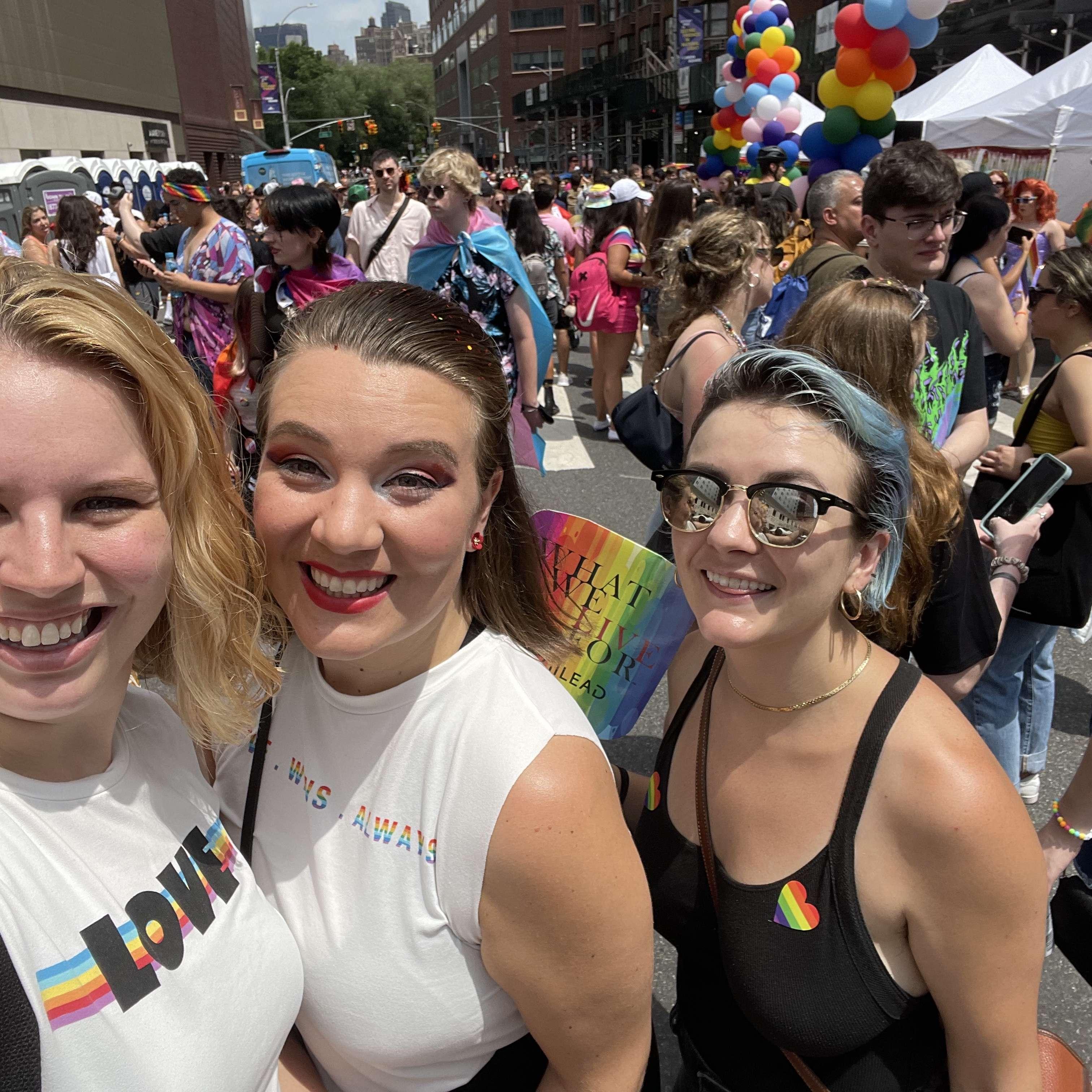 2021 NYC Pride before Jenna got too hot and went home