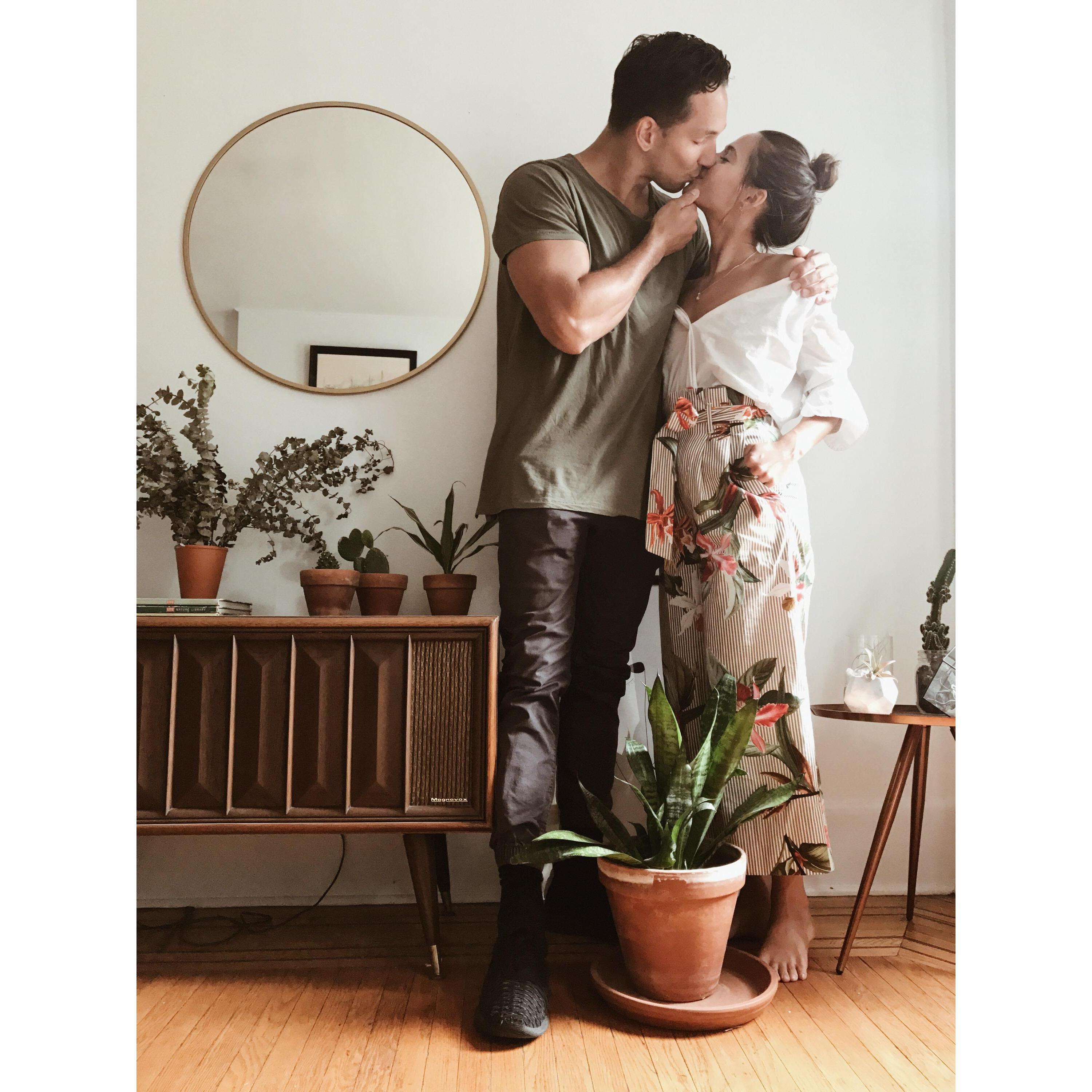 Shortly before Paul proposed at Sami's old apartment