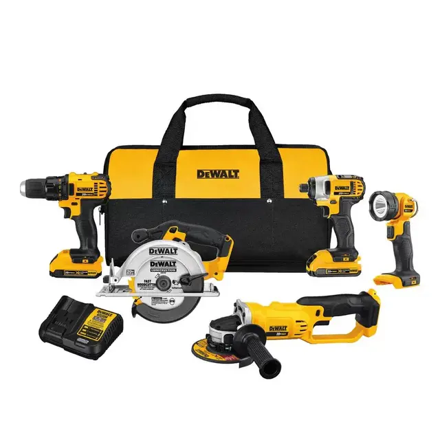 20-Volt MAX Cordless Combo Kit (5-Tool) with (2) 20-Volt 2.0Ah Batteries & Charger