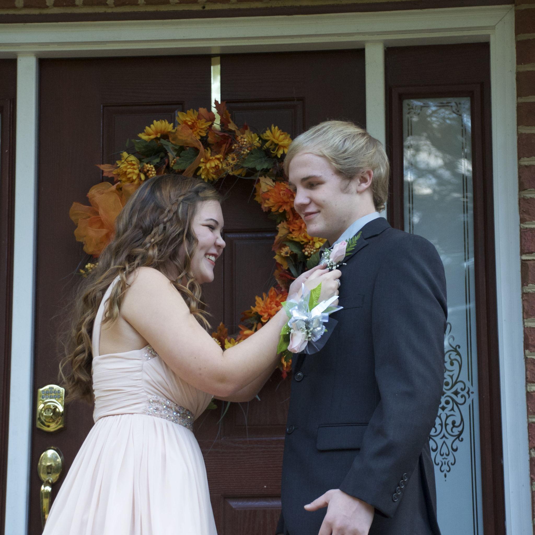 Our first homecoming dance together!