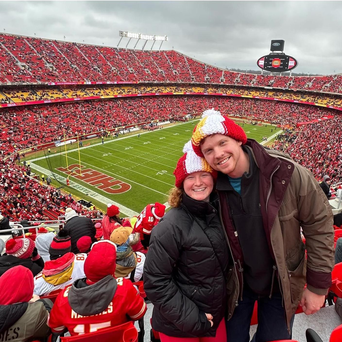 Our first NFL game!